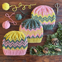 Load image into Gallery viewer, Winter Waves Hat Knitting Pattern