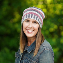 Load image into Gallery viewer, Showtime Stripes Hat Knitting Pattern