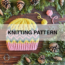 Load image into Gallery viewer, Winter Waves Hat Knitting Pattern