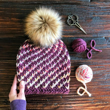 Load image into Gallery viewer, Spiral Up Beanie Knitting Pattern