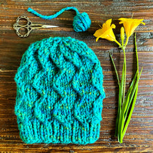 Load image into Gallery viewer, Squiggle-icious Beanie Knitting Pattern