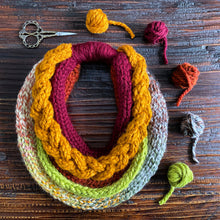 Load image into Gallery viewer, Cozy Cord Cowl Knitting Pattern