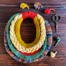 Load image into Gallery viewer, Cozy Cord Cowl Knitting Pattern