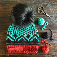 Load image into Gallery viewer, Star Bright Beanie Knitting Pattern