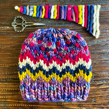 Load image into Gallery viewer, Scraptacular Beanie Knitting Pattern