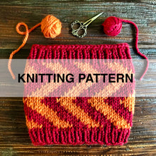 Load image into Gallery viewer, Big Zig Cowl Knitting Pattern