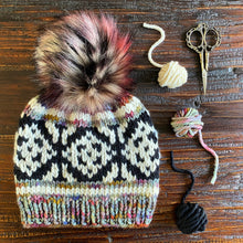 Load image into Gallery viewer, Diamond Mosaic Beanie Knitting Pattern