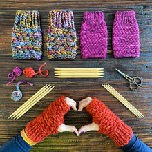 Load image into Gallery viewer, Homebody Fingerless Mitts Knitting Pattern