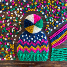 Load image into Gallery viewer, Pie Chart Pom Art Tutorial