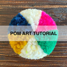 Load image into Gallery viewer, Pie Chart Pom Art Tutorial