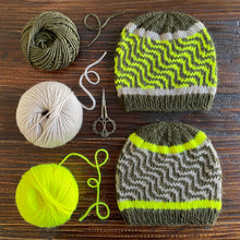 Load image into Gallery viewer, Ripple-icious Beanie Knitting Pattern