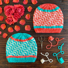 Load image into Gallery viewer, Ripple-icious Beanie Knitting Pattern