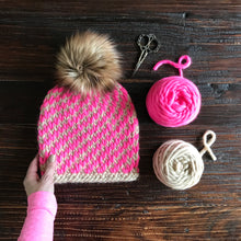 Load image into Gallery viewer, Spiral Up Beanie Knitting Pattern