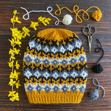 Load image into Gallery viewer, Fab Fair Beanie Knitting Pattern