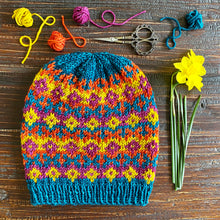 Load image into Gallery viewer, Fab Fair Beanie Knitting Pattern