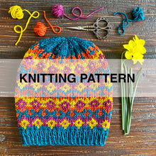 Load image into Gallery viewer, Fab Fair Beanie Knitting Pattern