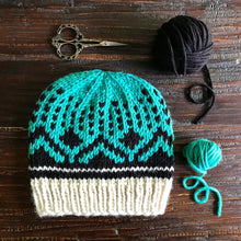 Load image into Gallery viewer, Star Bright Beanie Knitting Pattern