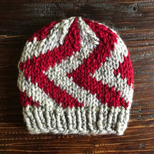 Load image into Gallery viewer, Big Zig Beanie Knitting Pattern