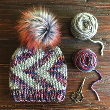 Load image into Gallery viewer, Big Zig Beanie Knitting Pattern