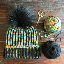 Load image into Gallery viewer, Double Take Beanie Knitting Pattern