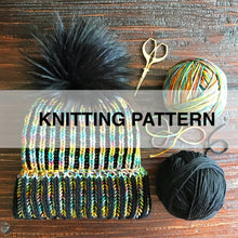 Load image into Gallery viewer, Double Take Beanie Knitting Pattern