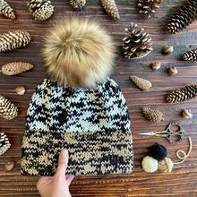 Load image into Gallery viewer, Mix and Marl Beanie Knitting Pattern