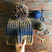 Load image into Gallery viewer, Double Take Beanie Knitting Pattern