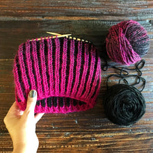 Load image into Gallery viewer, Double Take Beanie Knitting Pattern