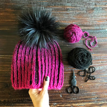 Load image into Gallery viewer, Double Take Beanie Knitting Pattern