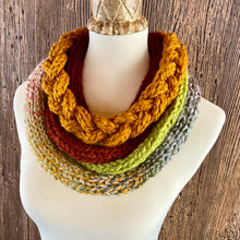 Load image into Gallery viewer, Cozy Cord Cowl Knitting Pattern