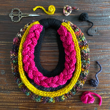 Load image into Gallery viewer, Cozy Cord Cowl Knitting Pattern