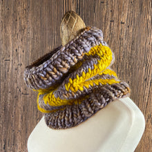 Load image into Gallery viewer, Big Zig Cowl Knitting Pattern