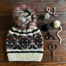 Load image into Gallery viewer, Diamond Mosaic Beanie Knitting Pattern