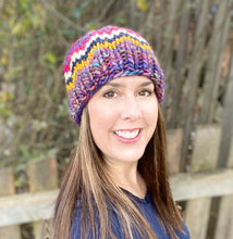 Load image into Gallery viewer, Scraptacular Beanie Knitting Pattern