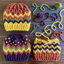 Load image into Gallery viewer, Scraptacular Beanie Knitting Pattern