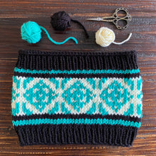 Load image into Gallery viewer, Diamond Mosaic Cowl Knitting Pattern