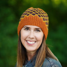 Load image into Gallery viewer, Over Fences Hat Knitting Pattern

