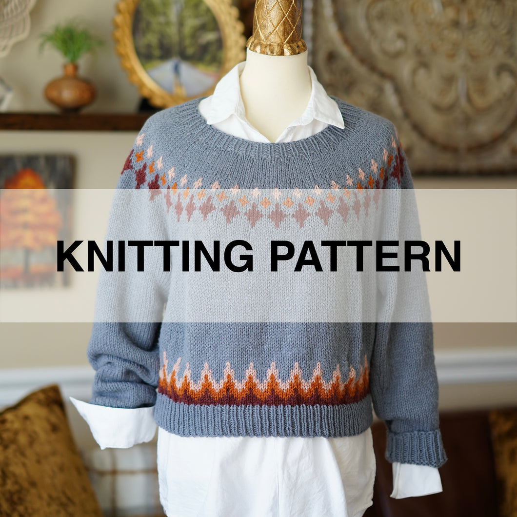 Hearthside Sweater Knitting Pattern