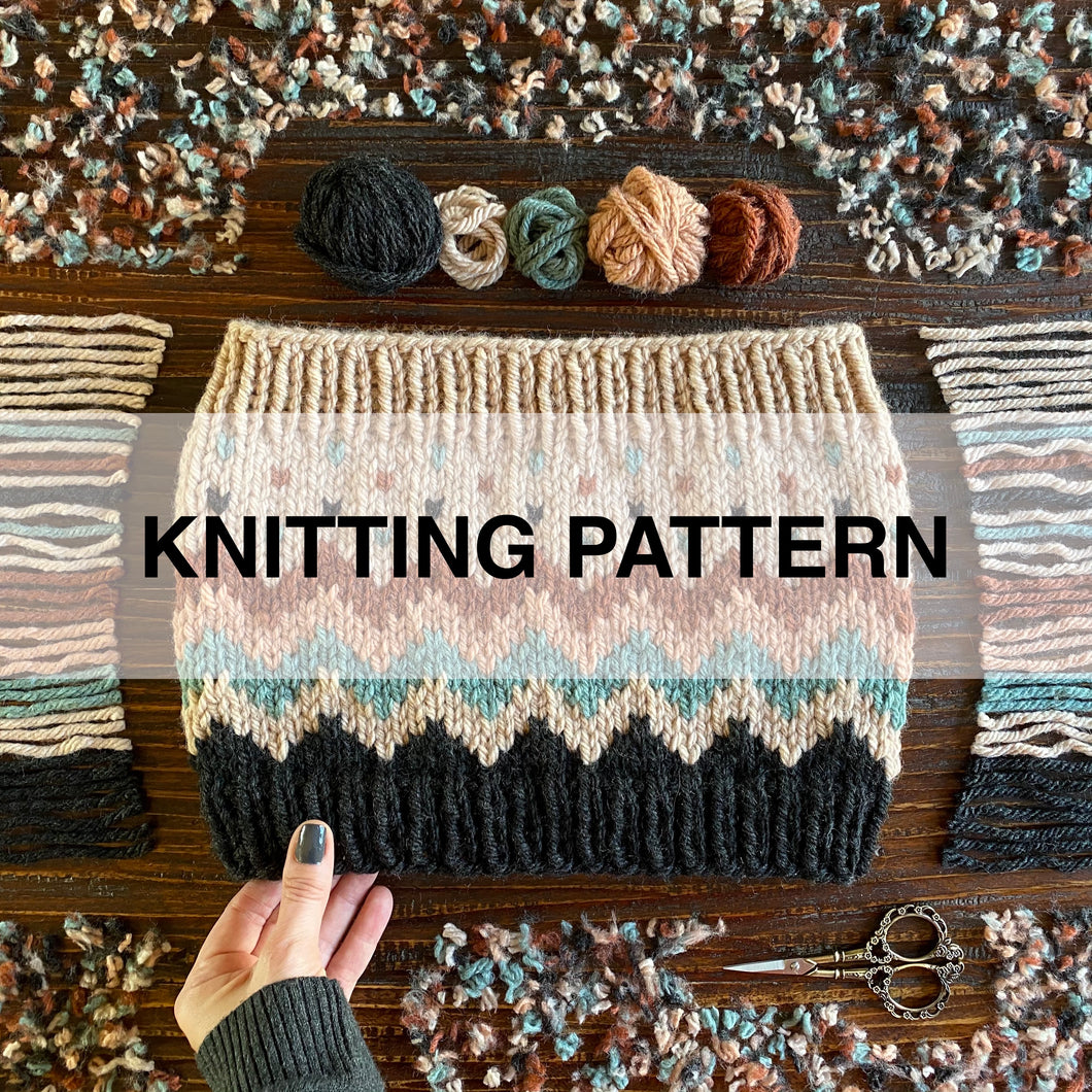 Scraptacular Lite Cowl Knitting Pattern