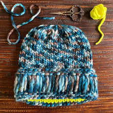 Load image into Gallery viewer, Triple Drop Beanie Knitting Pattern
