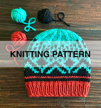 Load image into Gallery viewer, Star Bright Beanie Knitting Pattern
