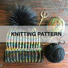 Load image into Gallery viewer, Double Take Beanie Knitting Pattern
