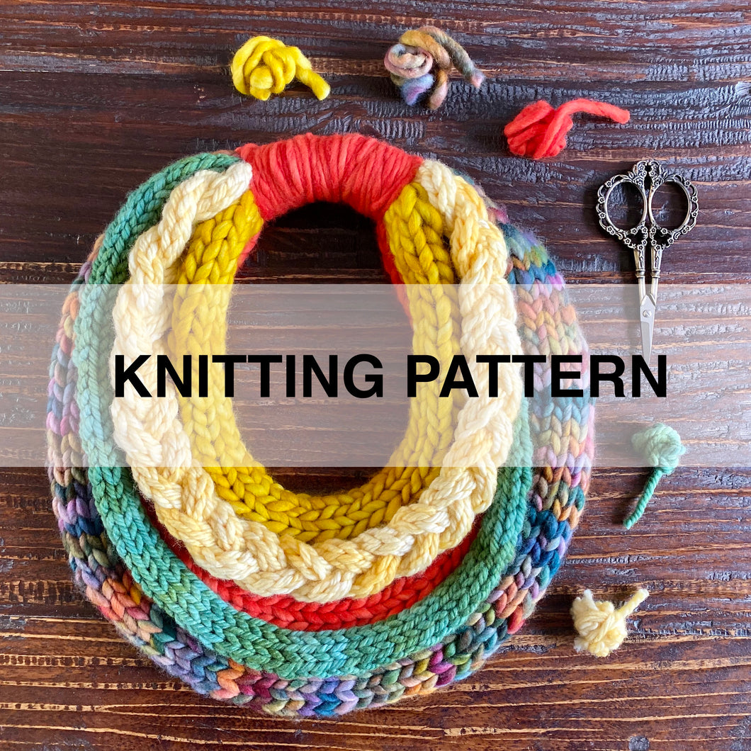 Cozy Cord Cowl Knitting Pattern