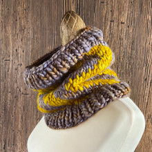 Load image into Gallery viewer, Big Zig Cowl Knitting Pattern
